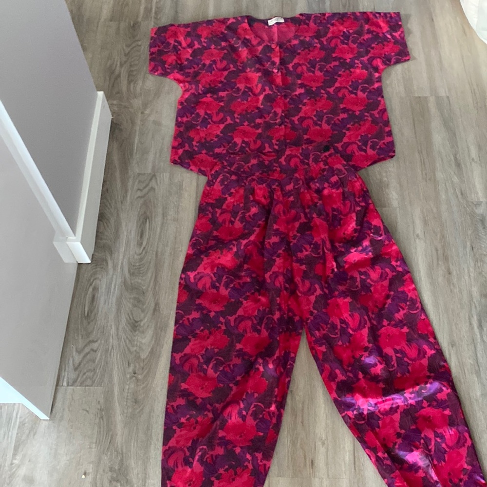 Med Handmade 2-piece Silk Set NWoutT